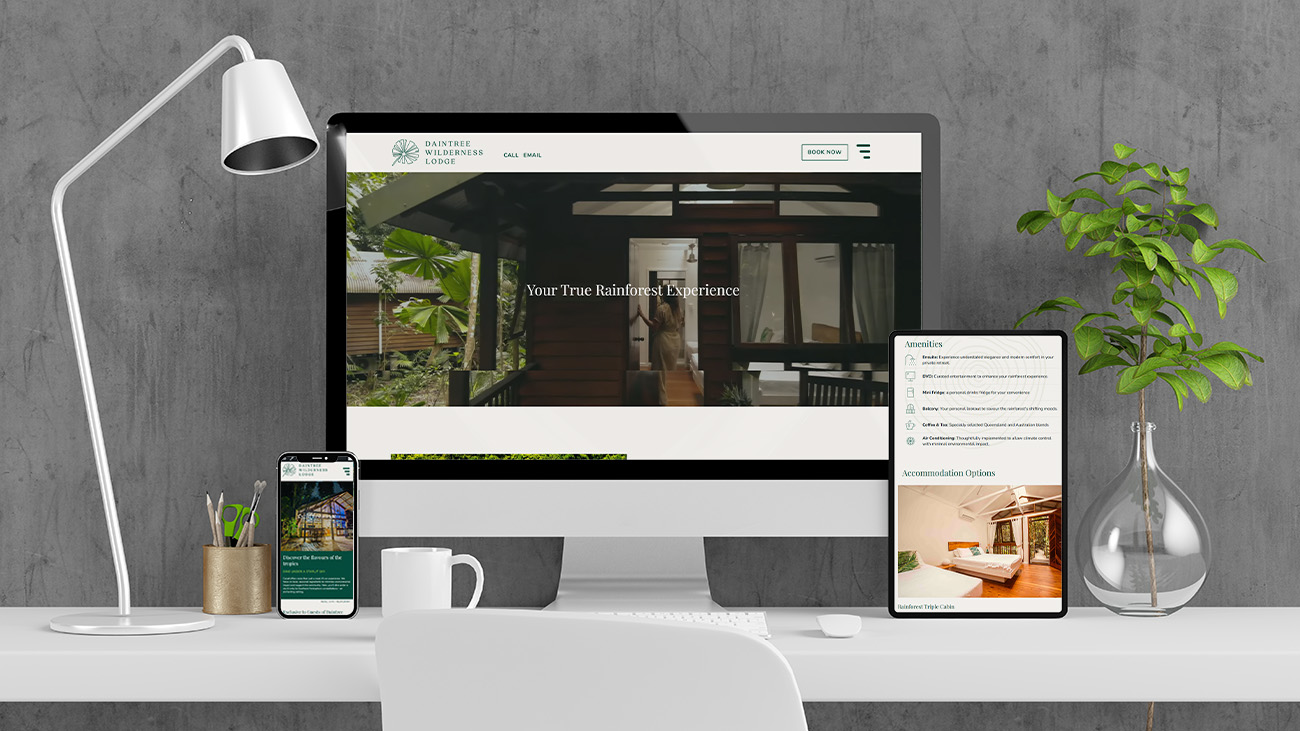 daintree wilderness lodge web design