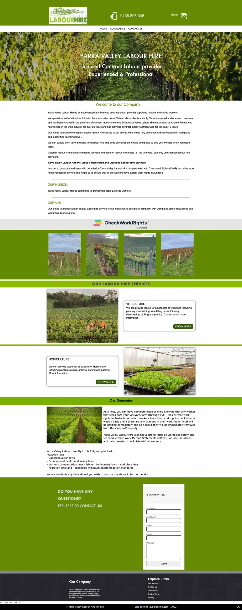 yarra valley labour hire before